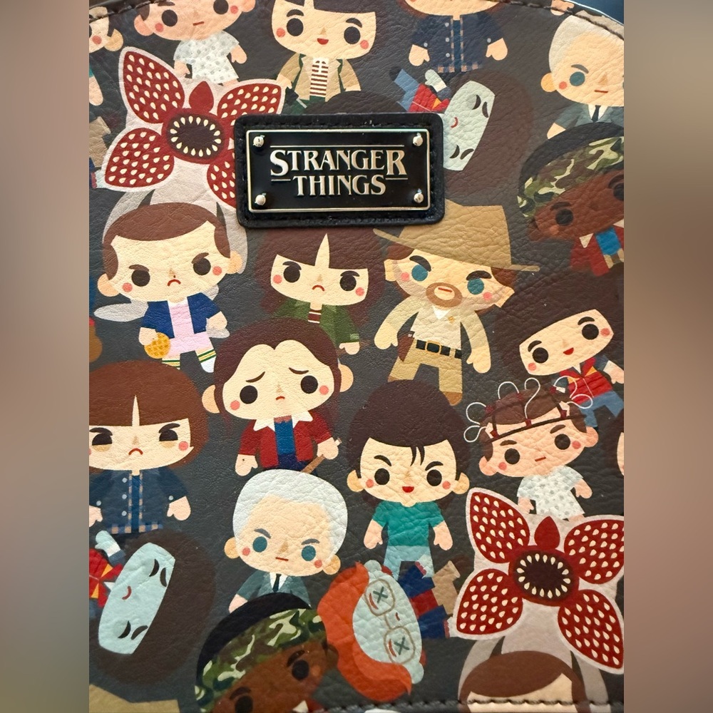 Loungefly Stranger Things Backpack Chibi Hawkins … - image 4